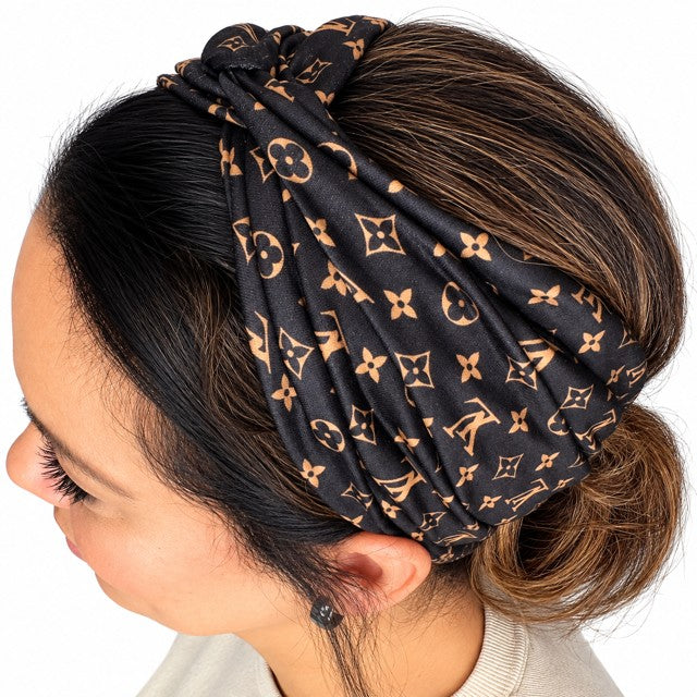 Fabric Monogram Headbands