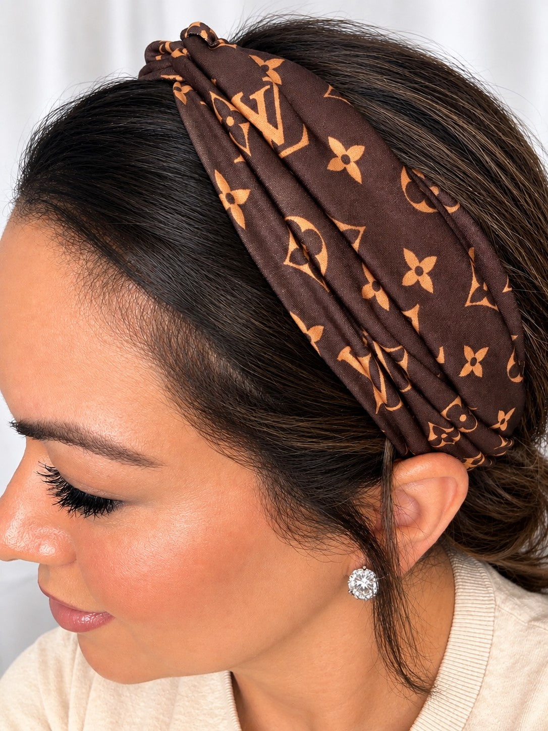 Fabric Monogram Headbands