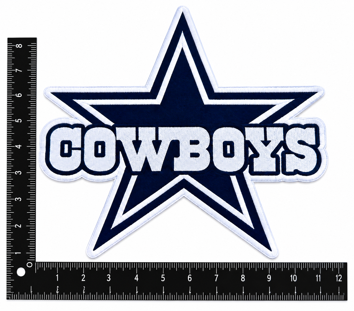 Dem Boyz Star Fabric Iron-on Patch