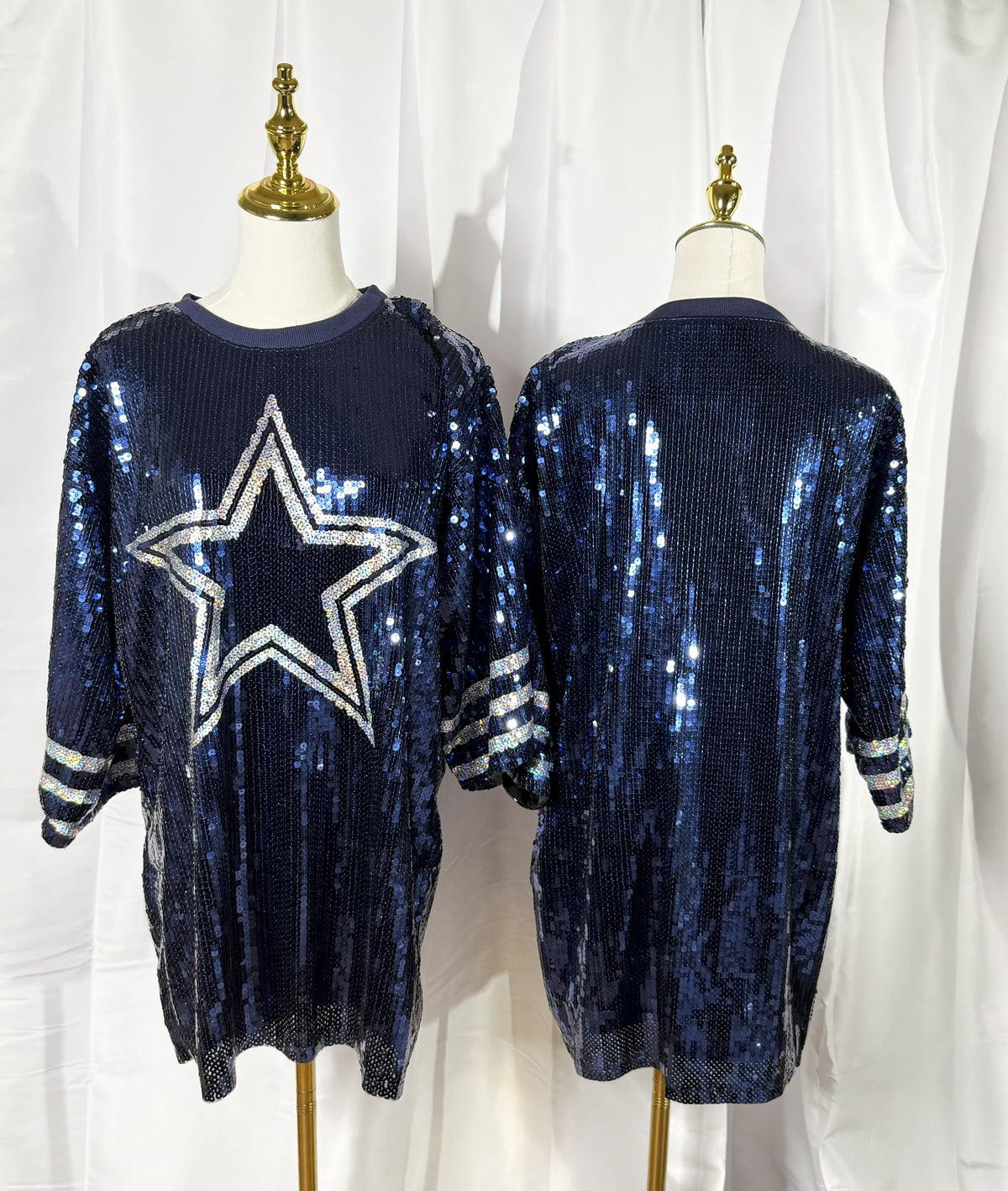 Dem Boyz Blue Sequin Dress