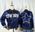 Dem Boyz Zip-up Sequin Jacket