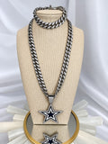 Dem Boyz Silver Chain set