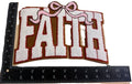 Faith Fleece Fabric Iron-on Patch