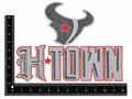H-Town Bullhead Bedazzled Iron-on Patch