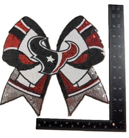 H-Town Bullhead Bow Iron-on Patch