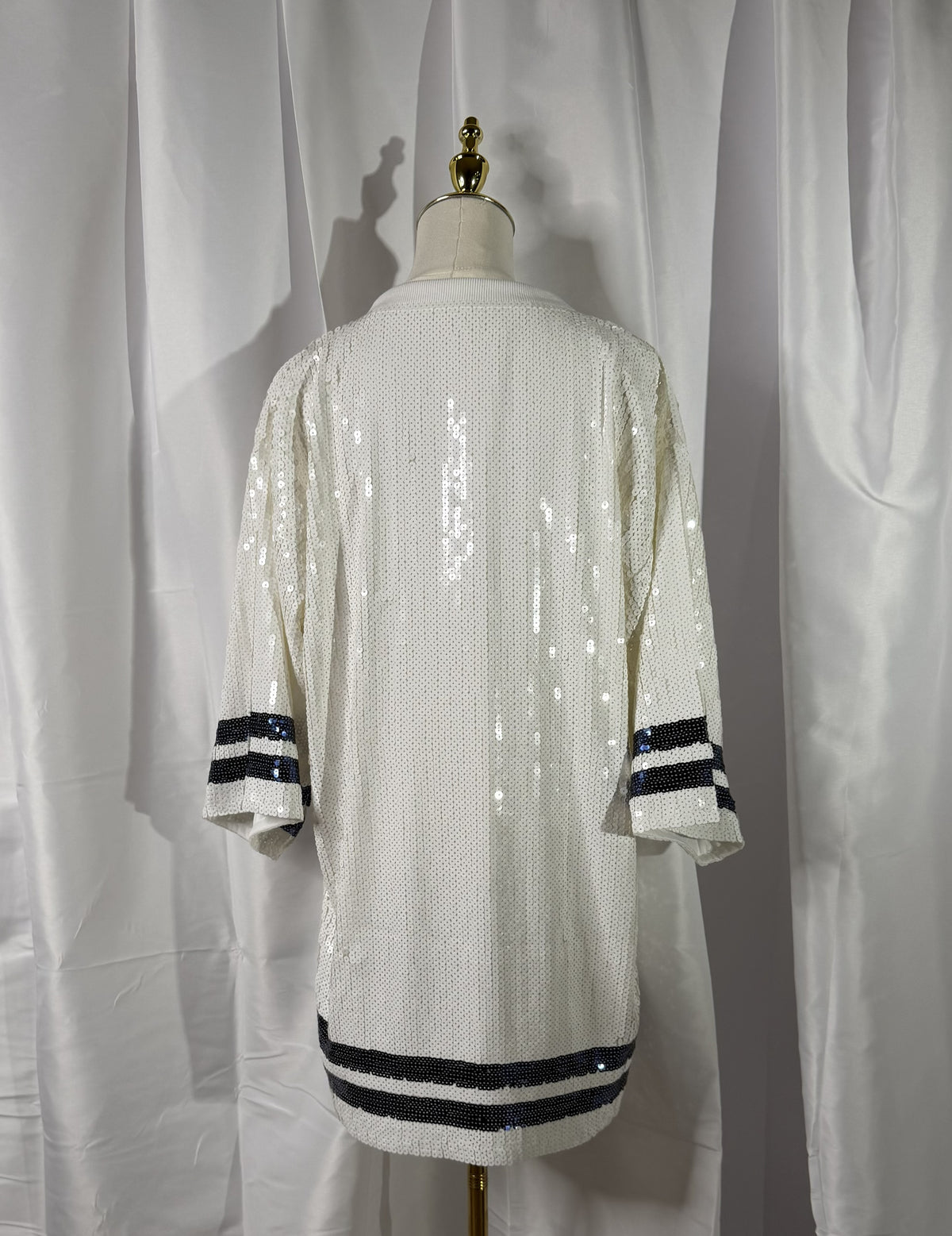 Dem Boyz White Sequin Dress