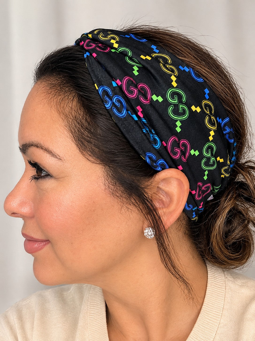 Fabric Monogram Headbands