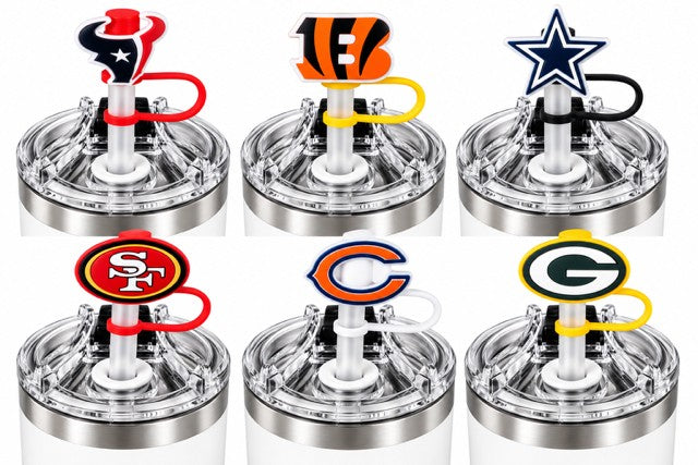 NFL Straw Cover