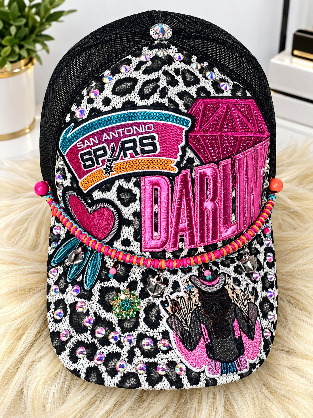 Spur Glam Leopard Hat