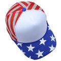 Red/White/Blue Stars & Stripes Snapback Trucker Hat